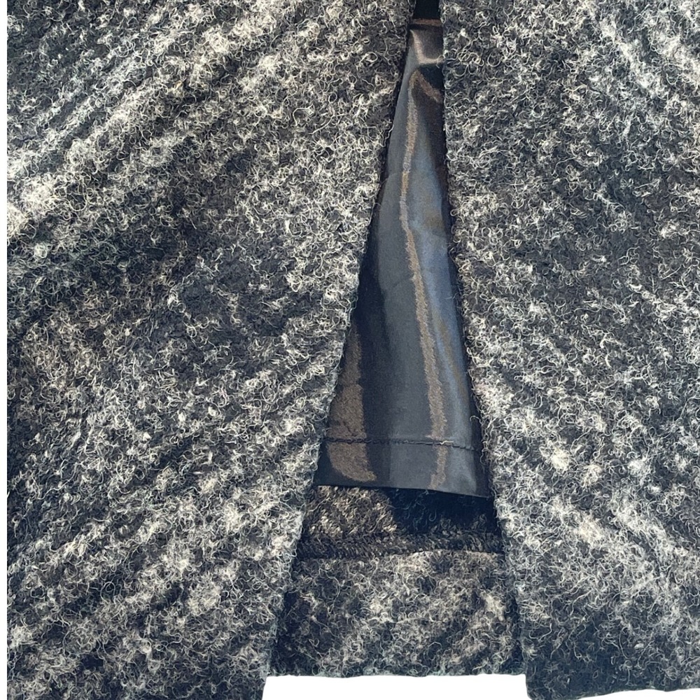 Banana Republic Dress Herringbone Sleeveless Black Gray Career Petite Size 2 - Picture 8 of 9